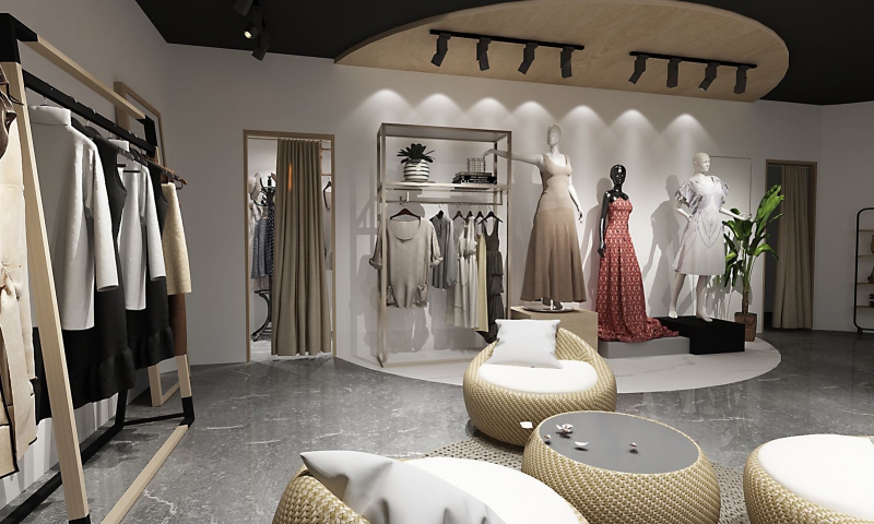 商场店效果图展示